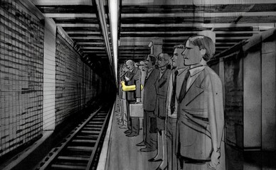 Поїзди наземної частини метро Києва зупинятимуться під час повітряних тривог навіть після змін