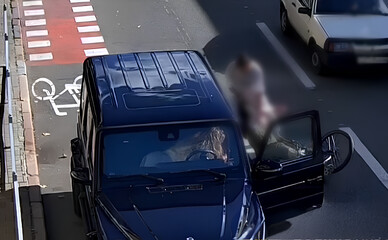 Велосообщество потребует СИЗО для водителя G-класса, избившего велосипедиста до потери сознания