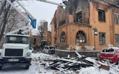 Киевляне из поврежденных домов поделились видео и впечатлениями от ночных ударов