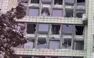 В Соломенском районе вспыхнули пожары после ночной атаки дронов