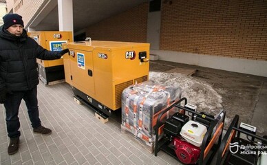 Дніпро отримав 11 генераторів від Словаччини