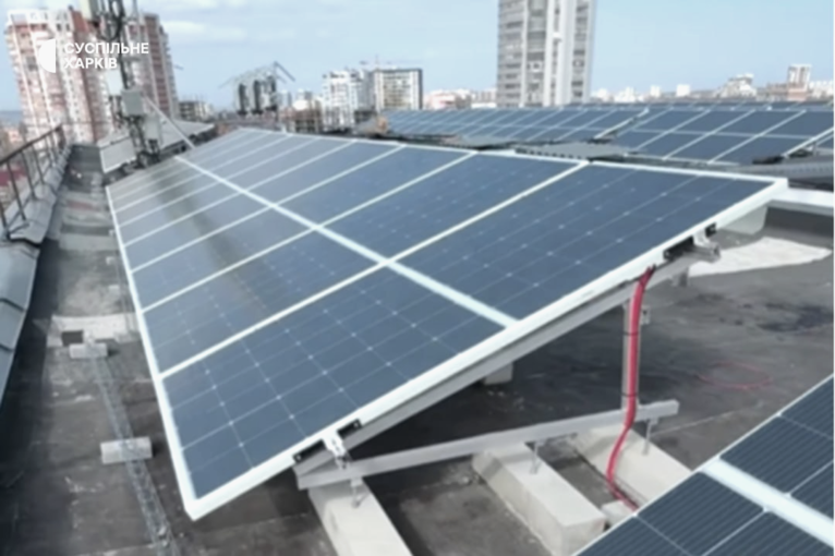 Харьковский военный госпиталь получил солнечную электростанцию за полмиллиона евро