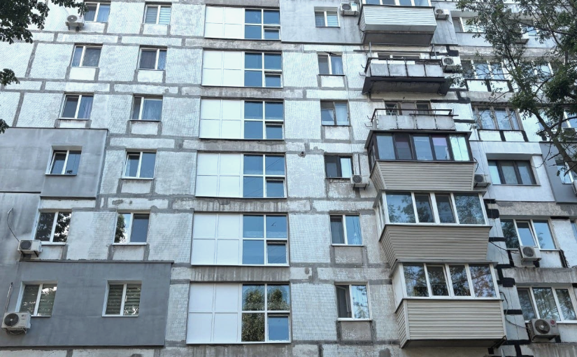 В Днепре отремонтировали дом на Янгеля после атаки, которая была 18 мая