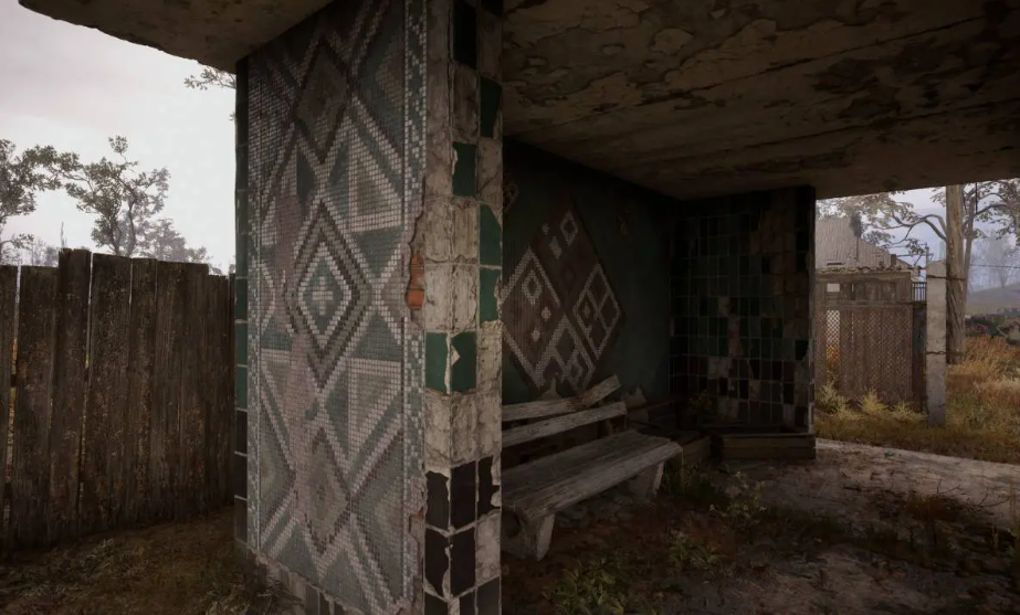 Украинские автобусные остановки с мозаиками в игре STALKER 2 поразили иностранцев фото 5 4