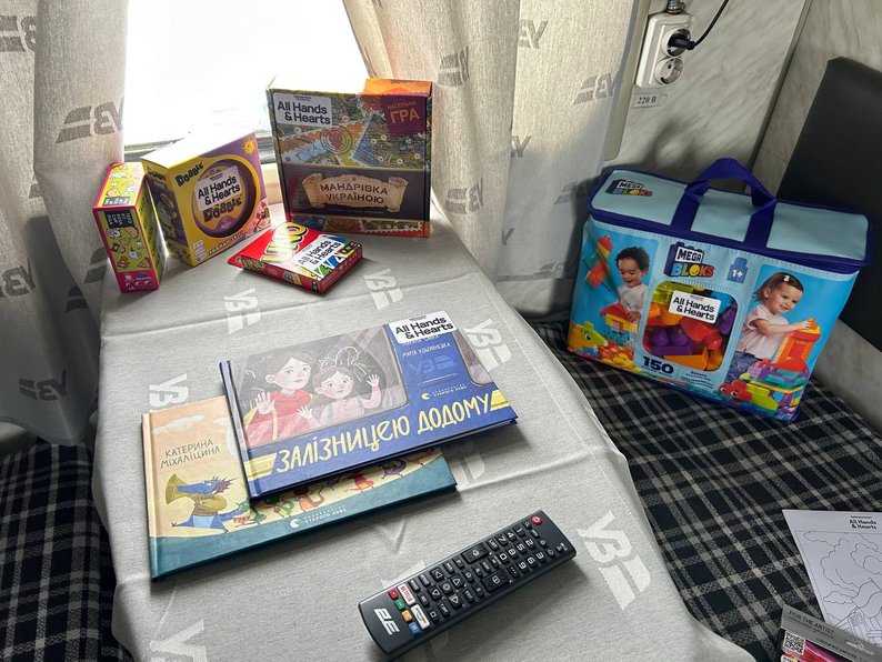 У Дніпрі запрацював вагон незламності для пасажирів і мешканців || фото: Суспільне