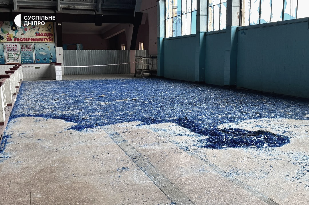 В Днепре ночью дрон атаковал рынок &laquo;Озёрка&raquo; фото