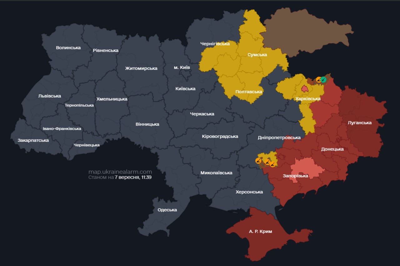 В Україні ввели два рівні повітряної тривоги &mdash; жовтий і червоний фото